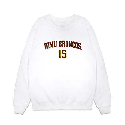 Western Michigan - NCAA Men's Ice Hockey : Alex Calbeck - Replica Shersey Premium Crewneck Sweatshirt-0
