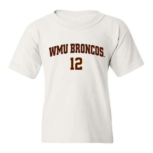 Western Michigan - NCAA Men's Ice Hockey : Samuel Huck - Replica Shersey Youth T-Shirt-0