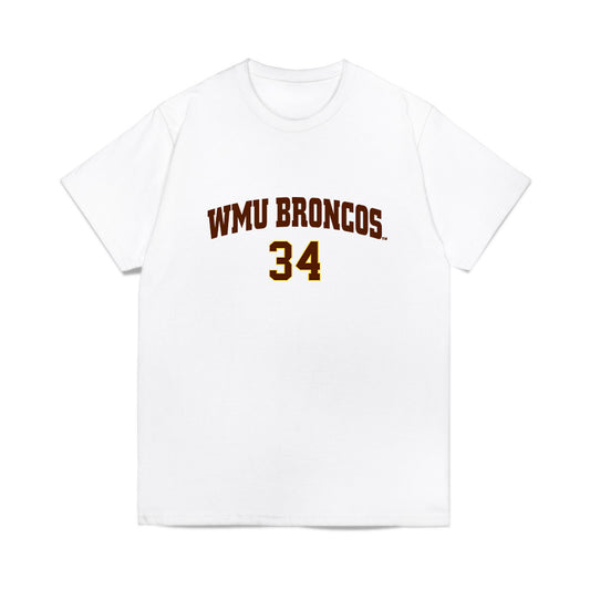 Western Michigan - NCAA Men's Ice Hockey : Owen Michaels - Replica Shersey Comfort Colors T-Shirt-0