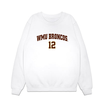 Western Michigan - NCAA Men's Ice Hockey : Samuel Huck - Replica Shersey Premium Crewneck Sweatshirt-0