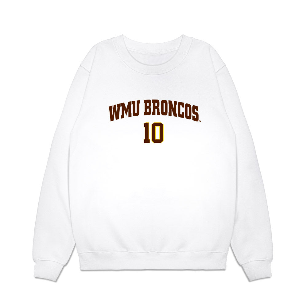 Western Michigan - NCAA Men's Ice Hockey : Zack Sharp - Replica Shersey Premium Crewneck Sweatshirt-0