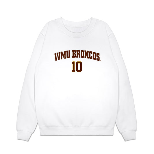 Western Michigan - NCAA Men's Ice Hockey : Zack Sharp - Replica Shersey Premium Crewneck Sweatshirt-0