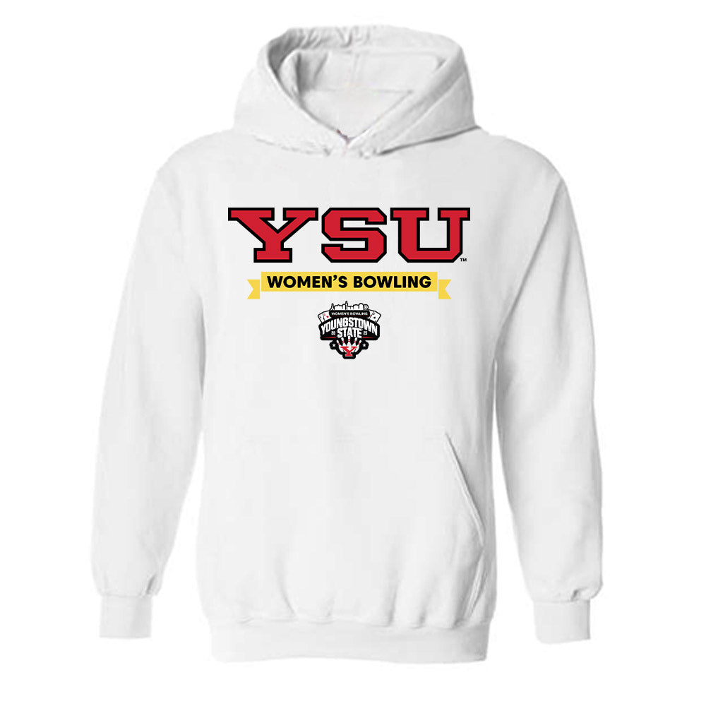 Youngstown State - NCAA Women's Bowling : Kara Beissel - Classic Shersey Hooded Sweatshirt-0
