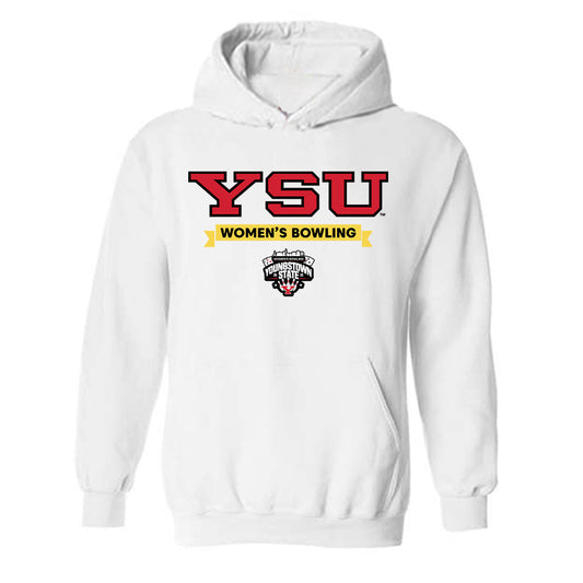 Youngstown State - NCAA Women's Bowling : Kara Beissel - Classic Shersey Hooded Sweatshirt-0