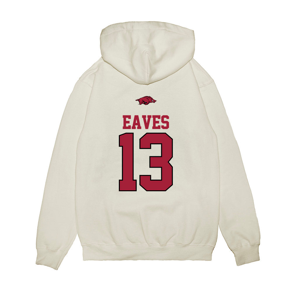 Arkansas - NCAA Baseball : Steele Eaves - USA Premium Hooded Sweatshirt-1