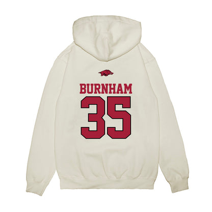 Arkansas - NCAA Baseball : Ty Burnham - USA Premium Hooded Sweatshirt-1