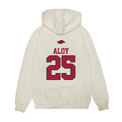 Arkansas - NCAA Baseball : Kuhio Aloy - USA Premium Hooded Sweatshirt-1