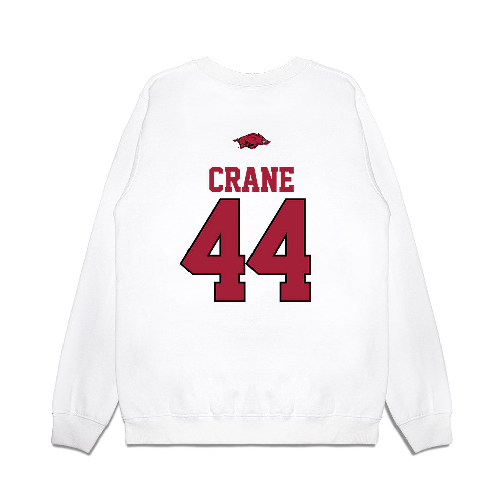 Arkansas - NCAA Baseball : Brody Crane - USA Premium Crewneck Sweatshirt-1