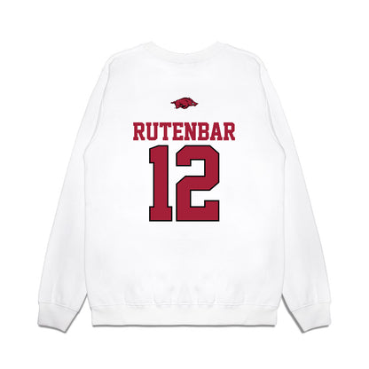 Arkansas - NCAA Baseball : Carter Rutenbar - USA Premium Crewneck Sweatshirt-1
