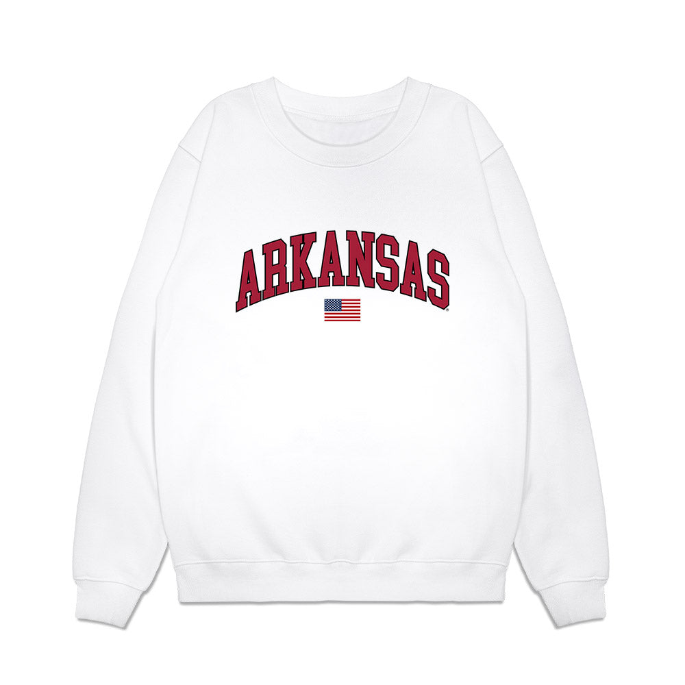 Arkansas - NCAA Baseball : Brody Crane - USA Premium Crewneck Sweatshirt-0