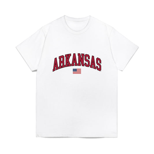 Arkansas - NCAA Baseball : Max Holland - USA Comfort Colors T-Shirt-0