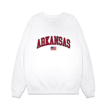 Arkansas - NCAA Baseball : Trystan Newberry - USA Premium Crewneck Sweatshirt-0