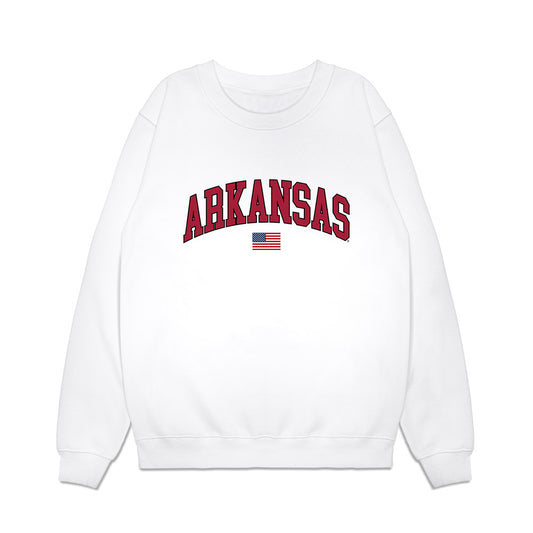 Arkansas - NCAA Baseball : Nolan Souza - USA Premium Crewneck Sweatshirt-0