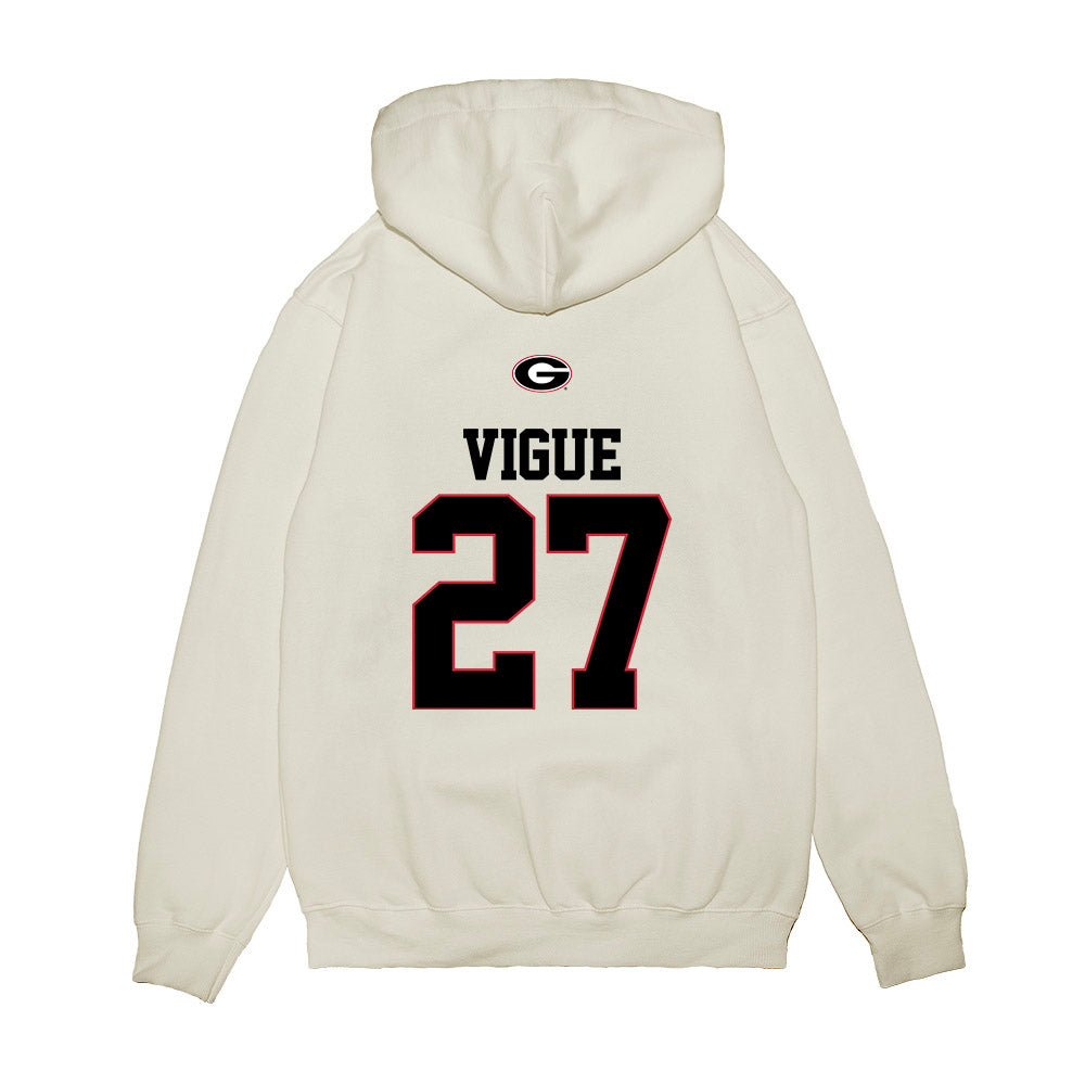 Georgia - NCAA Baseball : Dylan Vigue - USA Raglan Premium Hooded Sweatshirt-1