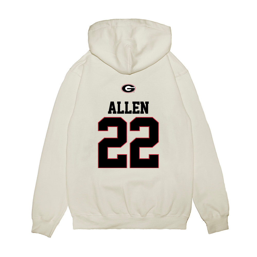 Georgia - NCAA Baseball : Henry Allen - USA Raglan Premium Hooded Sweatshirt-1