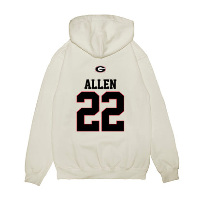 Georgia - NCAA Baseball : Henry Allen - USA Raglan Premium Hooded Sweatshirt-1