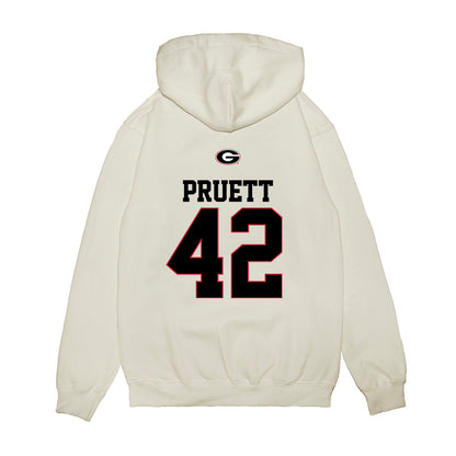 Georgia - NCAA Baseball : Brad Pruett - USA Raglan Premium Hooded Sweatshirt-1
