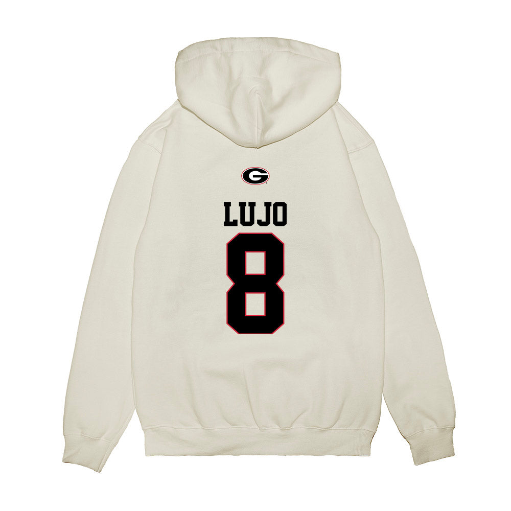 Georgia - NCAA Baseball : Rylan Lujo - USA Raglan Premium Hooded Sweatshirt-1