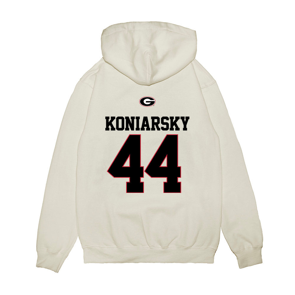 Georgia - NCAA Baseball : Cole Koniarsky - USA Raglan Premium Hooded Sweatshirt-1