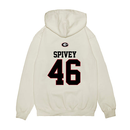 Georgia - NCAA Baseball : Logan Spivey - USA Raglan Premium Hooded Sweatshirt-1