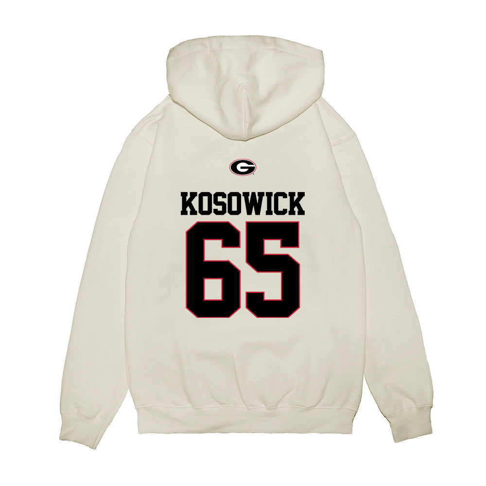 Georgia - NCAA Baseball : Mason Kosowick - USA Raglan Premium Hooded Sweatshirt-1