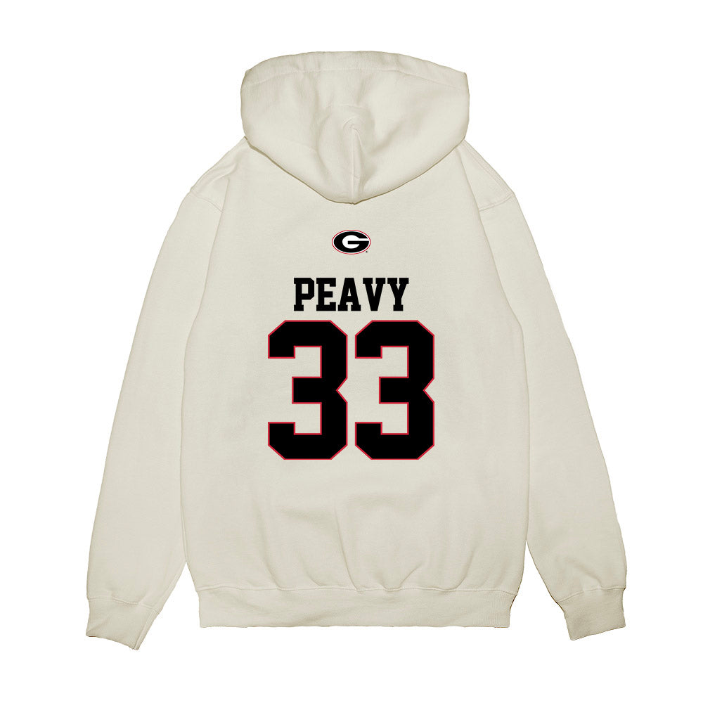 Georgia - NCAA Baseball : Jackson Peavy - USA Raglan Premium Hooded Sweatshirt-1