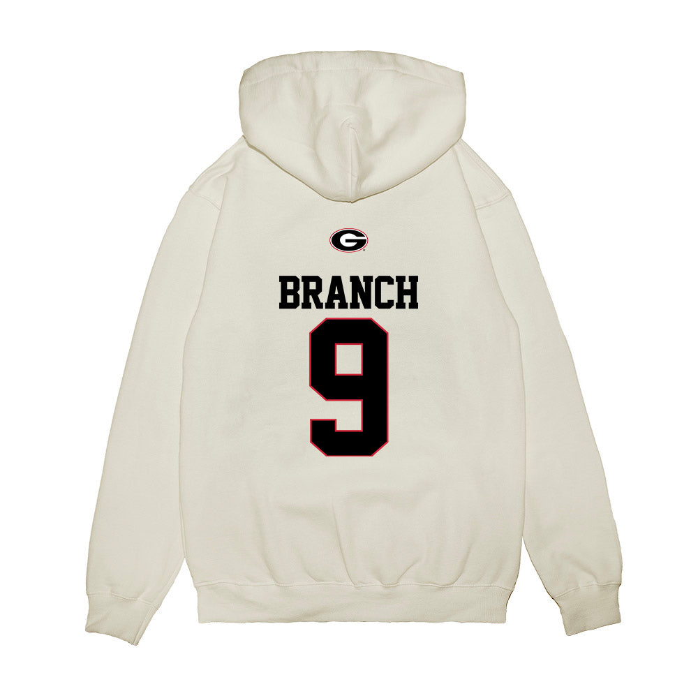 Georgia - NCAA Baseball : Kolby Branch - USA Raglan Premium Hooded Sweatshirt-1