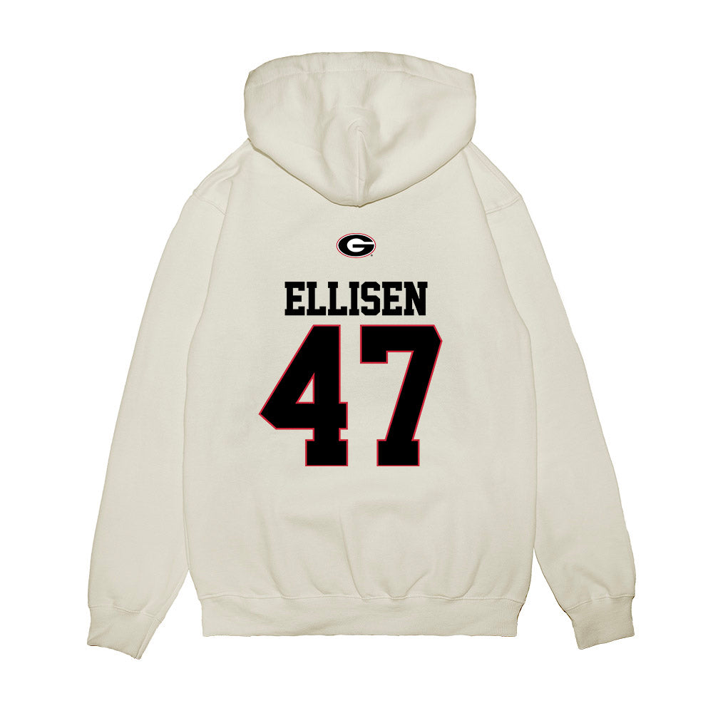 Georgia - NCAA Baseball : Thomas Ellisen - USA Raglan Premium Hooded Sweatshirt-1