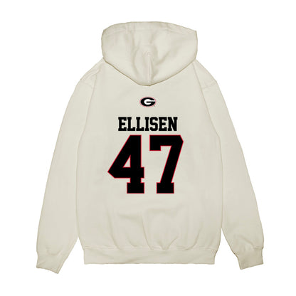 Georgia - NCAA Baseball : Thomas Ellisen - USA Raglan Premium Hooded Sweatshirt-1