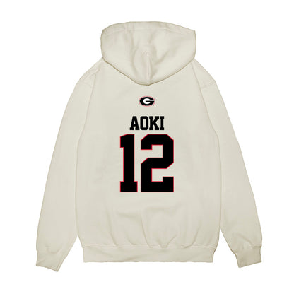 Georgia - NCAA Baseball : Caden Aoki - USA Raglan Premium Hooded Sweatshirt-1
