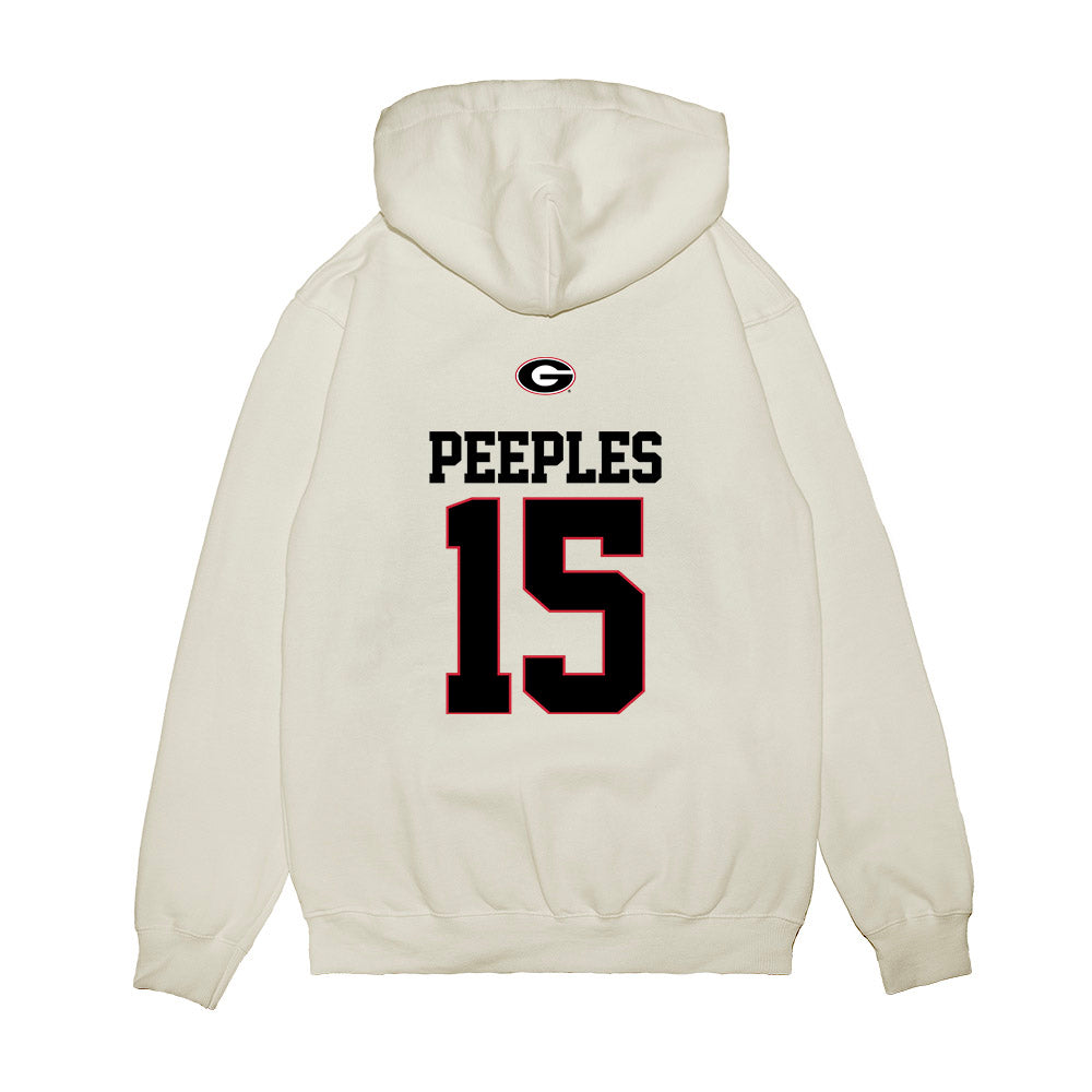 Georgia - NCAA Baseball : Ty Peeples - USA Raglan Premium Hooded Sweatshirt-1