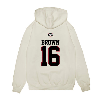 Georgia - NCAA Baseball : Zachary Brown - USA Raglan Premium Hooded Sweatshirt-1