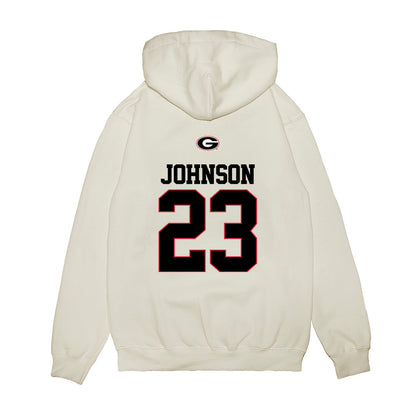 Georgia - NCAA Baseball : Cole Johnson - USA Raglan Premium Hooded Sweatshirt-1