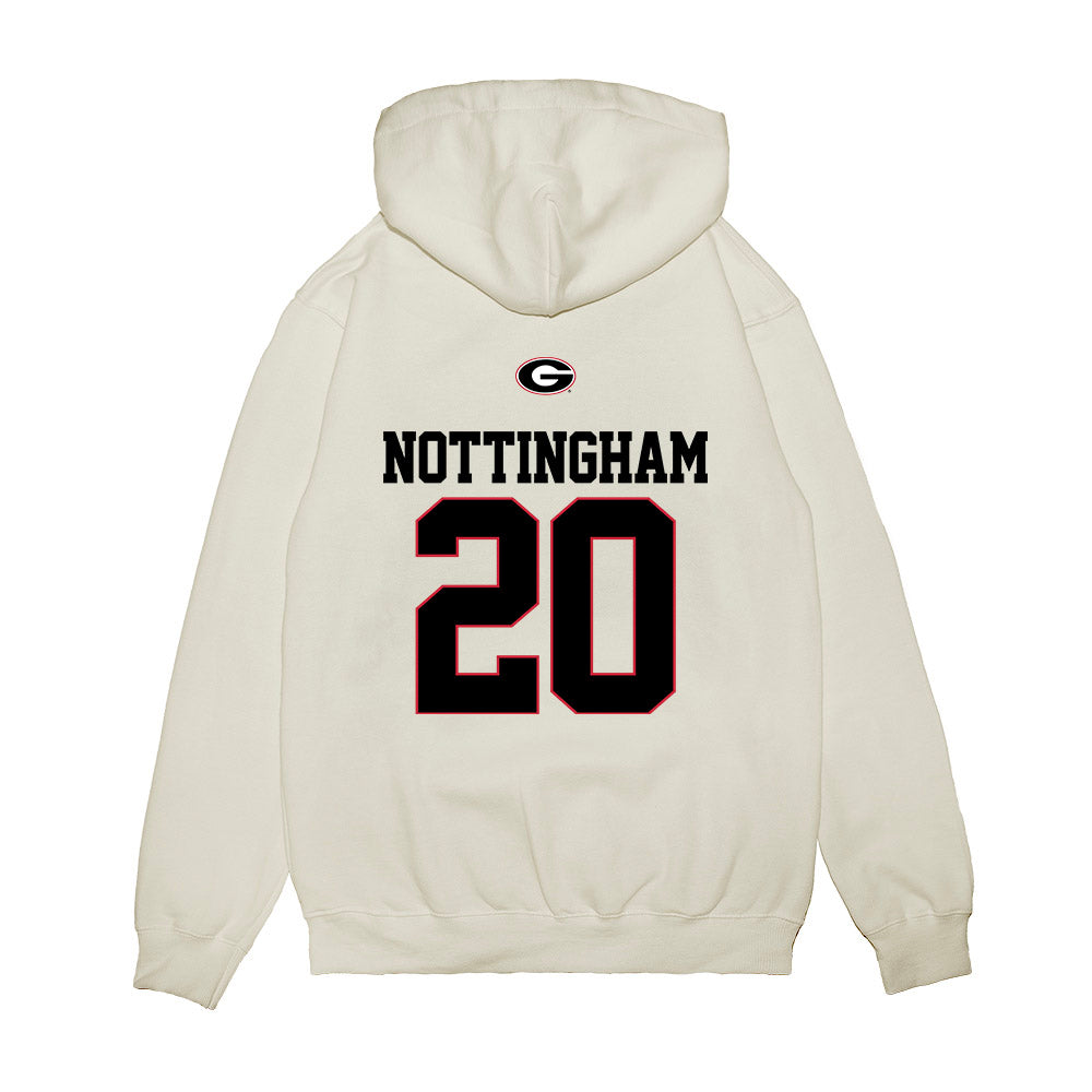 Georgia - NCAA Baseball : Joe Nottingham - USA Raglan Premium Hooded Sweatshirt-1