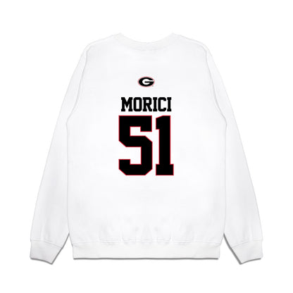 Georgia - NCAA Baseball : Lucas Morici - USA Raglan Premium Crewneck Sweatshirt-1