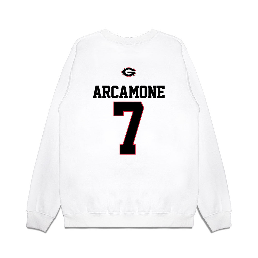 Georgia - NCAA Baseball : Jack Arcamone - USA Raglan Premium Crewneck Sweatshirt-1