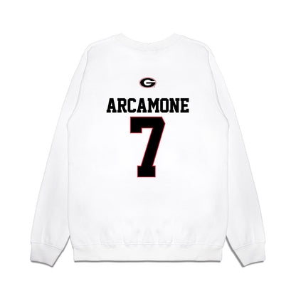 Georgia - NCAA Baseball : Jack Arcamone - USA Raglan Premium Crewneck Sweatshirt-1