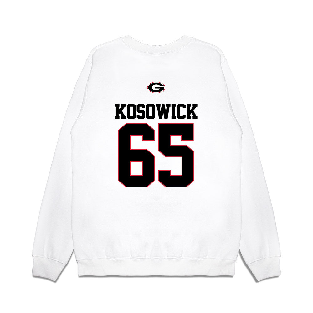 Georgia - NCAA Baseball : Mason Kosowick - USA Raglan Premium Crewneck Sweatshirt-1