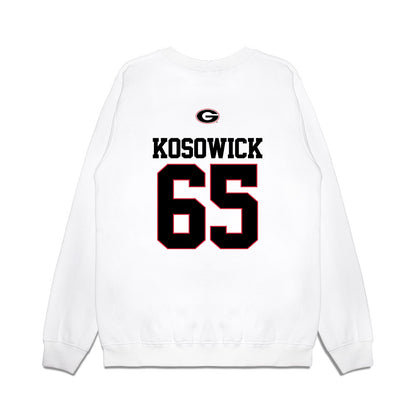 Georgia - NCAA Baseball : Mason Kosowick - USA Raglan Premium Crewneck Sweatshirt-1