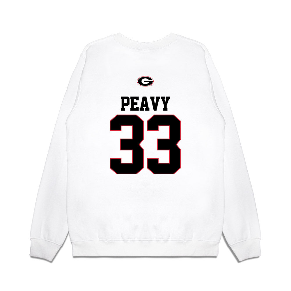 Georgia - NCAA Baseball : Jackson Peavy - USA Raglan Premium Crewneck Sweatshirt-1