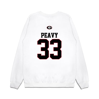 Georgia - NCAA Baseball : Jackson Peavy - USA Raglan Premium Crewneck Sweatshirt-1