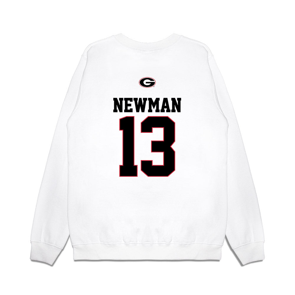 Georgia - NCAA Baseball : Scott Newman - USA Raglan Premium Crewneck Sweatshirt-1