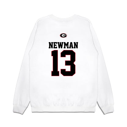 Georgia - NCAA Baseball : Scott Newman - USA Raglan Premium Crewneck Sweatshirt-1