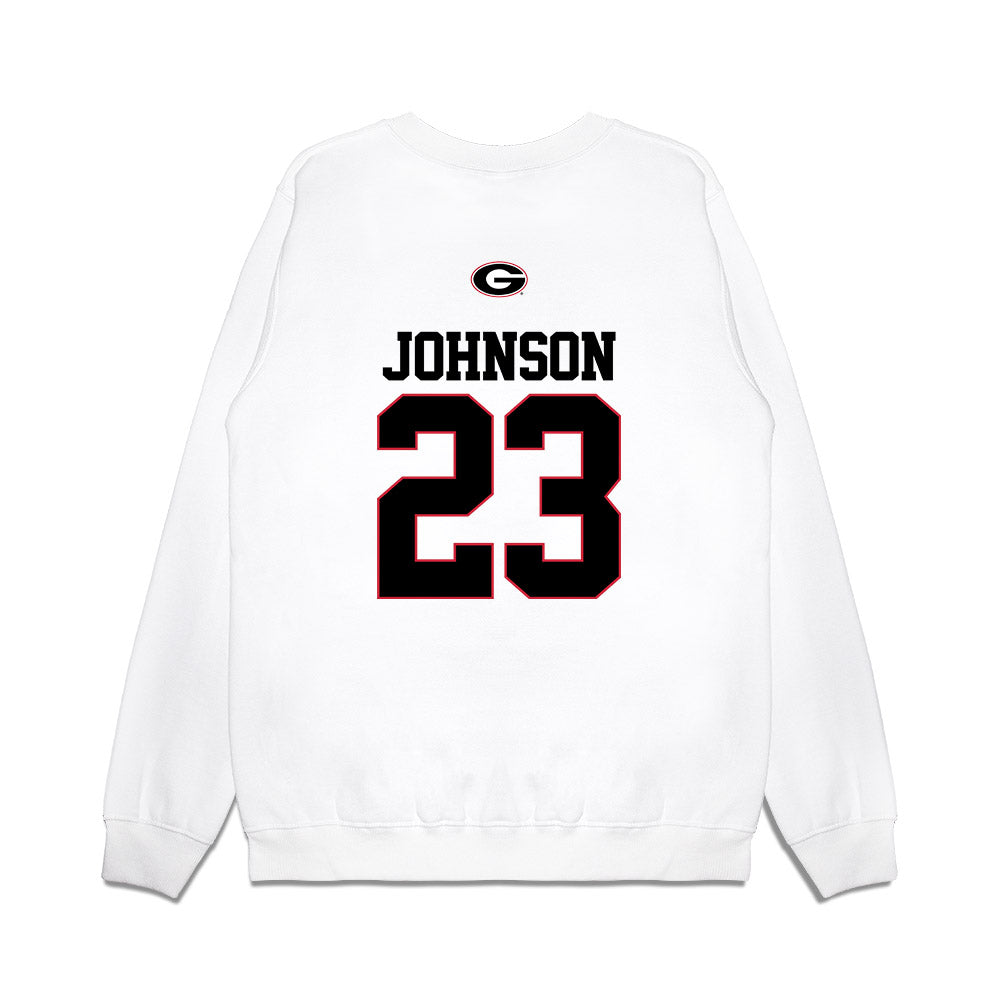 Georgia - NCAA Baseball : Cole Johnson - USA Raglan Premium Crewneck Sweatshirt-1