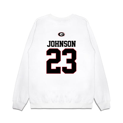 Georgia - NCAA Baseball : Cole Johnson - USA Raglan Premium Crewneck Sweatshirt-1