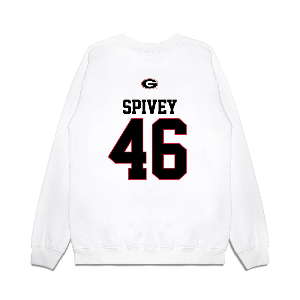 Georgia - NCAA Baseball : Logan Spivey - USA Raglan Premium Crewneck Sweatshirt-1