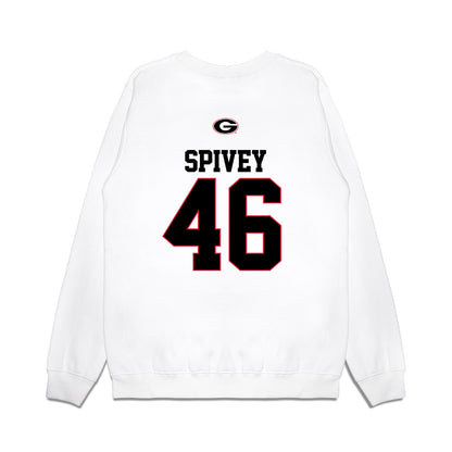 Georgia - NCAA Baseball : Logan Spivey - USA Raglan Premium Crewneck Sweatshirt-1