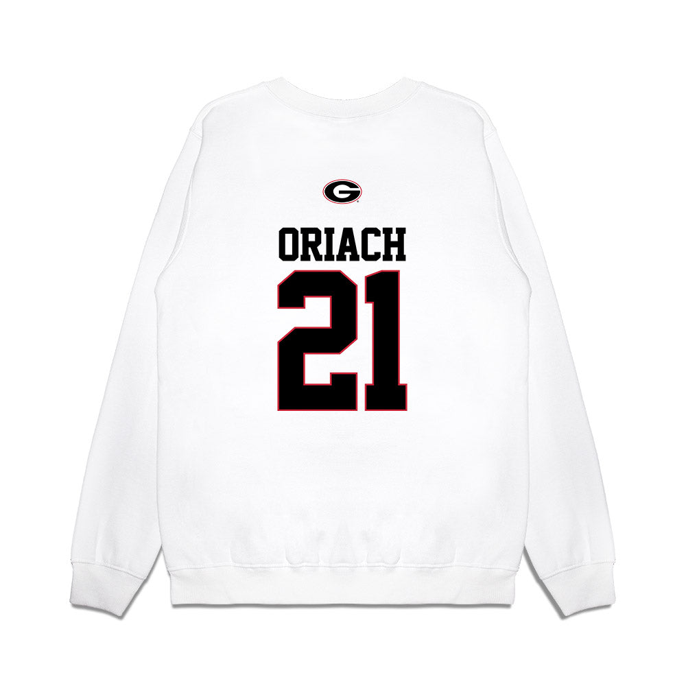 Georgia - NCAA Baseball : Jordy Oriach - USA Raglan Premium Crewneck Sweatshirt-1
