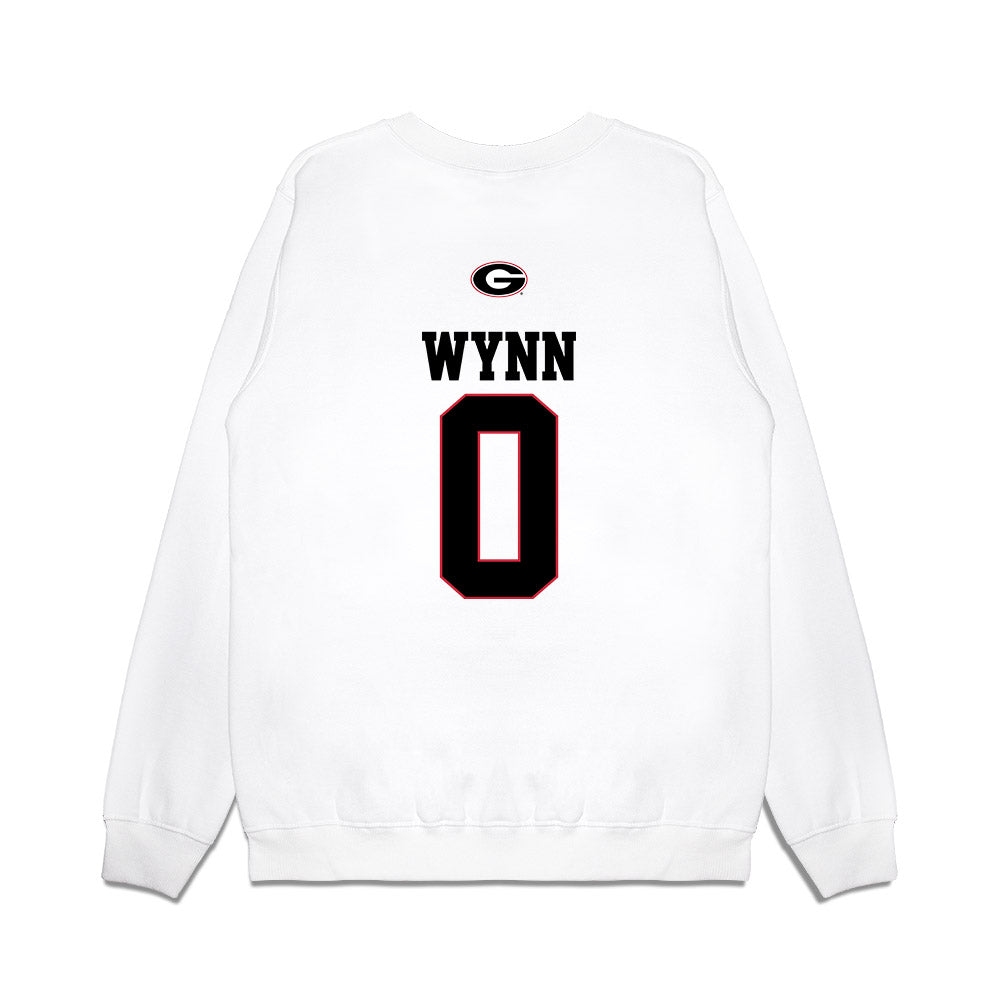 Georgia - NCAA Baseball : Ryan Wynn - USA Raglan Premium Crewneck Sweatshirt-1