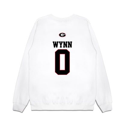 Georgia - NCAA Baseball : Ryan Wynn - USA Raglan Premium Crewneck Sweatshirt-1